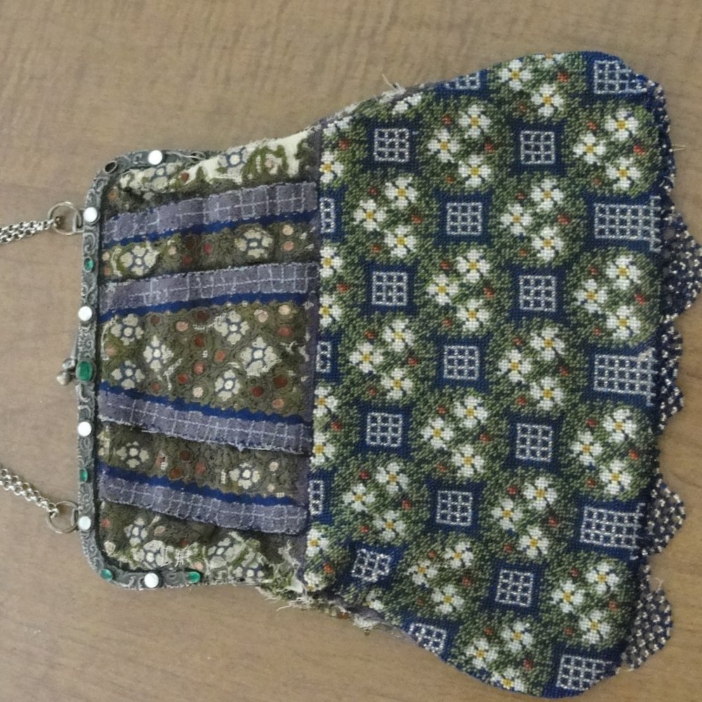 Victorian Emboidered and Beaded Purse